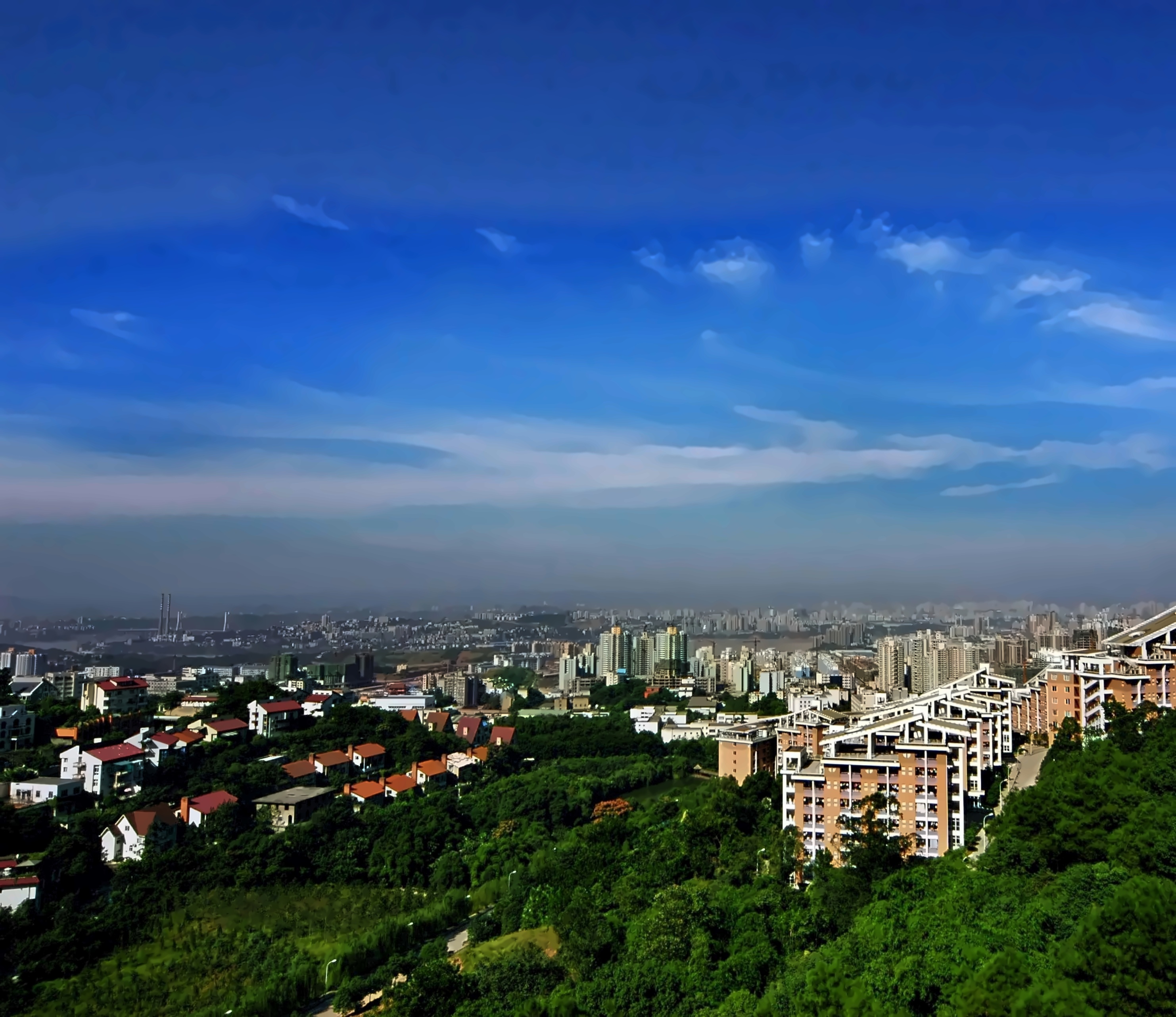 重庆工商大学校园全景