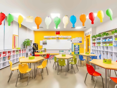 青岛赫德双语学校小学教室