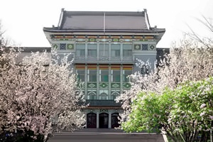 山东师范大学出国留学校园环境校园春色