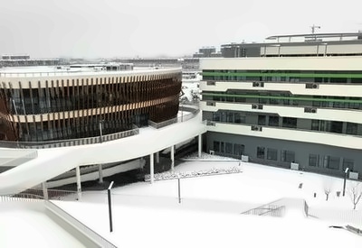 2018湖州帕丁顿双语学校校园初雪：如诗如画的童话之境