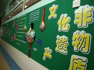 西安沣东中加学校校园一角