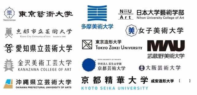 日本主要芸術大学