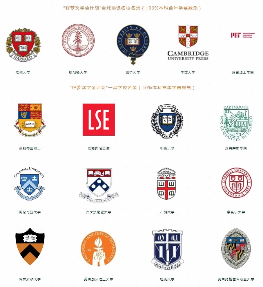 籽梦奖学金计划