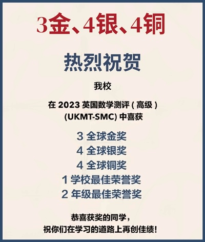 剑桥文理学校中国中心英国数学测评获奖喜报.jpg