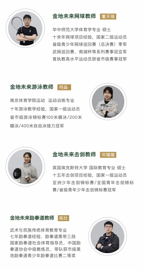 南京金地未来学校夏令营师资
