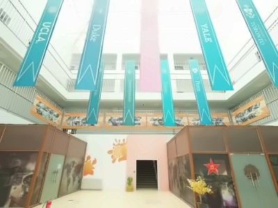 国贤BIC国际高中学部宿舍楼大厅