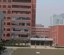 上海同济大学教学楼全景