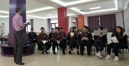 美国诺科学校上海分校上课情景