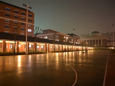 康桥学校昆山校区华东康桥夜景