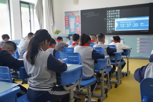《小学部学生公约》知识竞赛现场