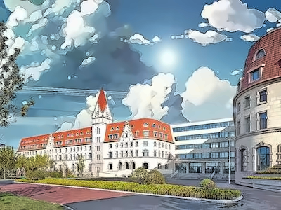 青岛中学学校环境