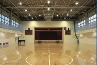 上师大附二外剑桥A-Level国际高中篮球馆