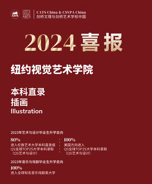 剑桥艺术上海2024纽约视觉艺术学院录取喜报2.jpg