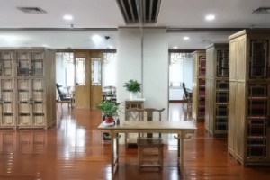 重庆工商大学出国留学校园环境图书馆