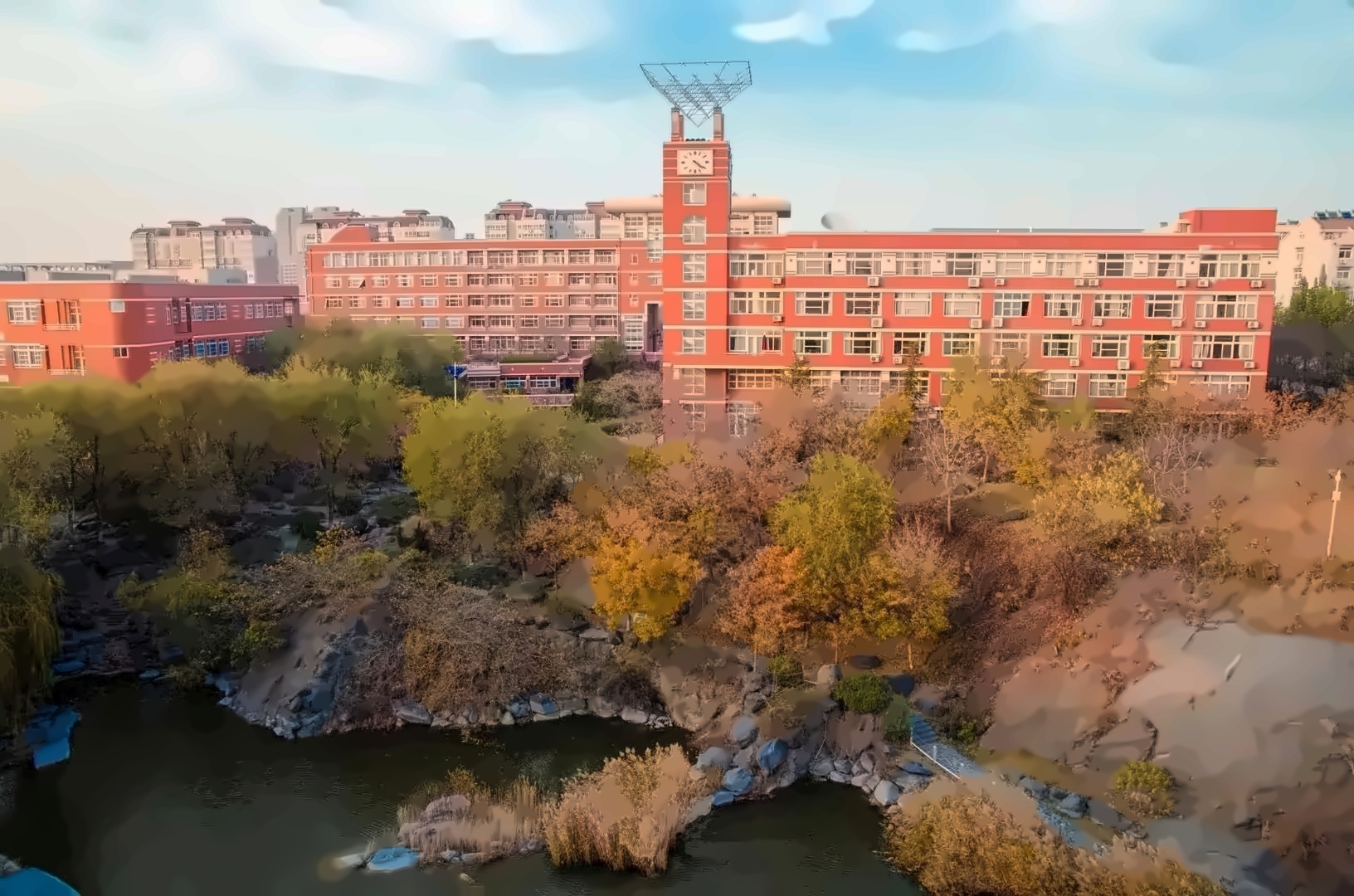 山东交通学院全景