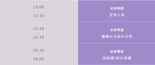 开放日流程