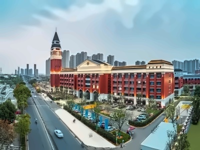 武汉经开外国语学校高中国际部教学楼