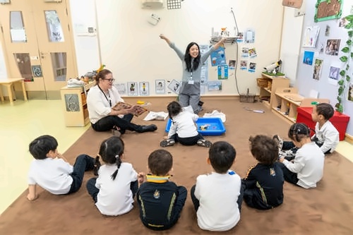 天津惠靈頓幼兒園小班課堂