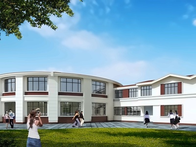 上海宏润博源学校学校效果图