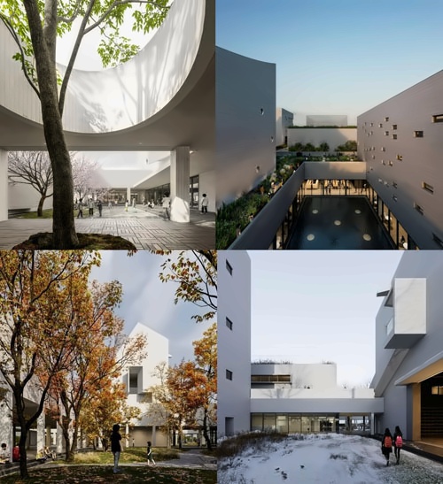 苏州山峰双语学校庭院