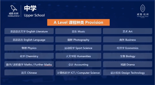 杭州威雅学校高中部课程