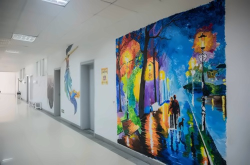 中加楓華國際學校藝術走廊