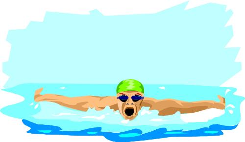 游泳教练 卡通图图片