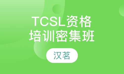 tcsl对外汉语教师资格培训密集班