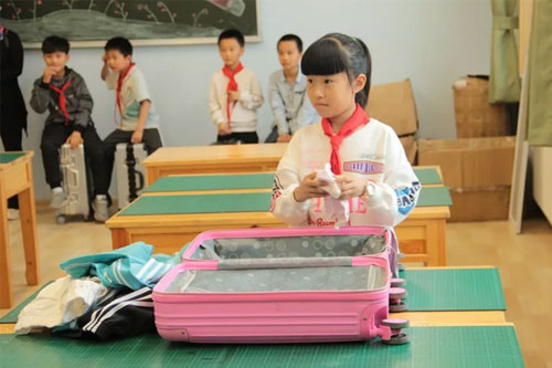 北大附属实验学校小学段内务整理比赛