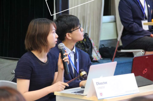 力迈中美国际学校模联活动
