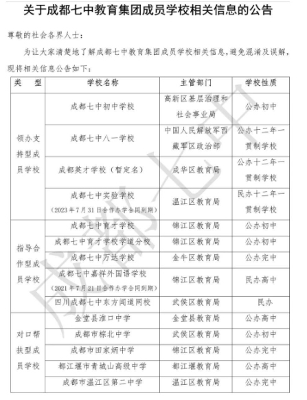 成都七中国际部