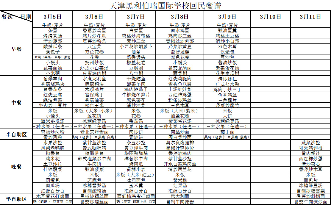 黑利伯瑞國際學校食堂飲食情況如何? !-- i class=