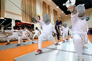 青岛通济实验学校国际部击剑训练馆