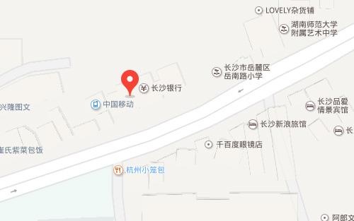 长沙韦博英语河西校区地址——百度地图