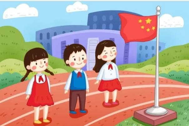 句容碧桂园学校花式打卡献礼祖国