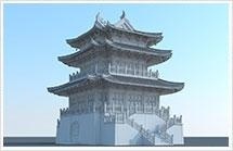建筑渲染古建案例