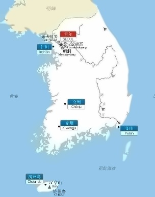 韩国地图