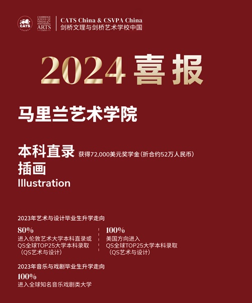 剑桥艺术上海2024马兰里艺术学院录取喜报.jpg