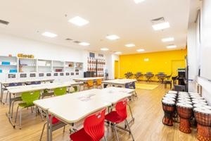 青岛赫德双语学校音乐教室