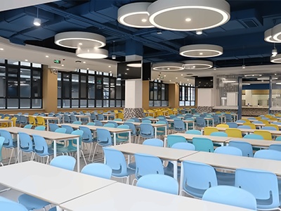 淄博市美达菲双语高级中学国际部学校餐厅