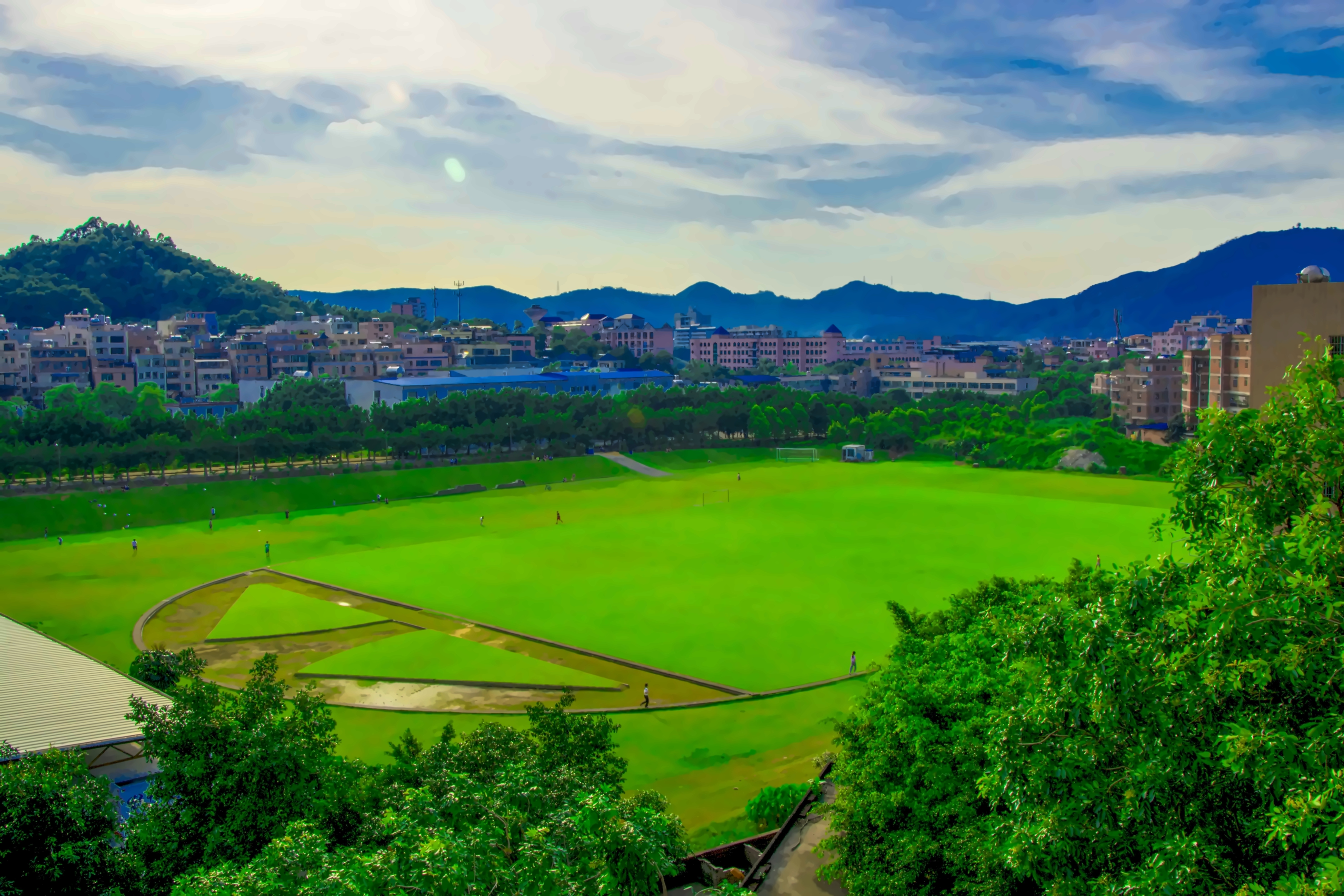 中山大学新华学院——足球场