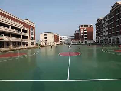 上海金山区枫叶学校篮球场