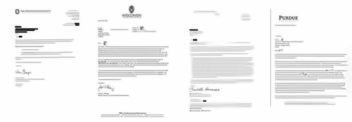 往届学生成功案例展示OFFER(部分)