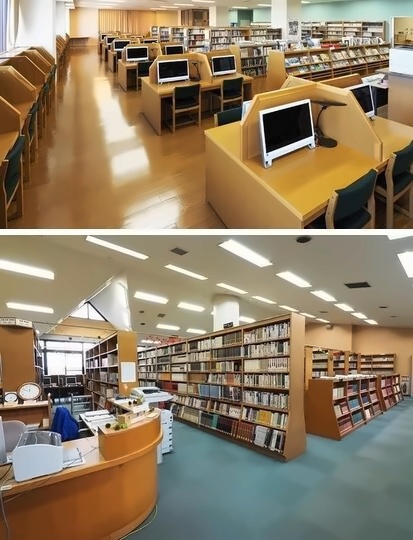 仙台育英高中图书室.jpg