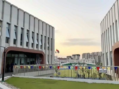 南通州外国语学校校园环境