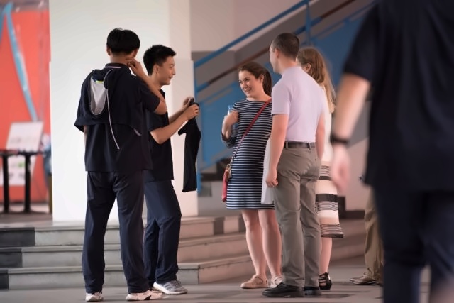 美国诺科学校上海分校义卖活动现场.jpg