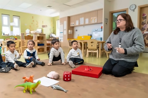 天津惠靈頓幼兒園小班課堂