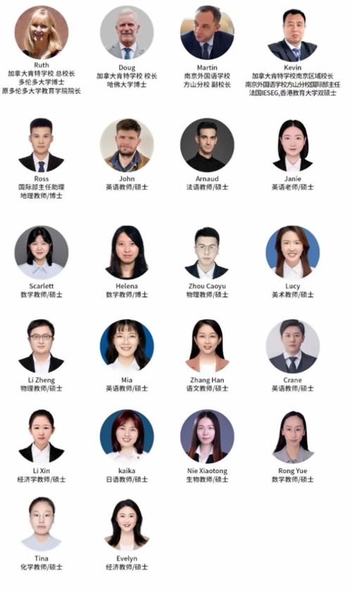 南外方山分校国际部师资