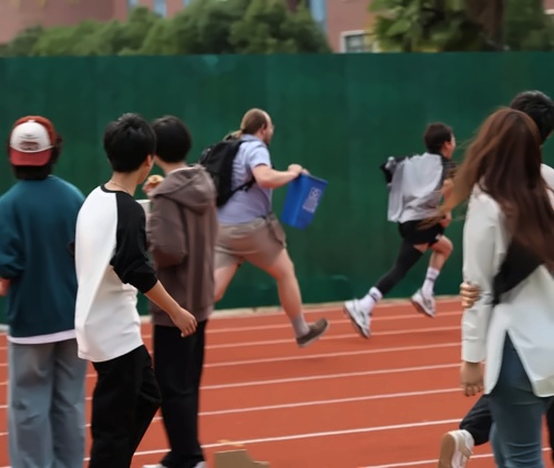 中加楓華國際學校水槍活動
