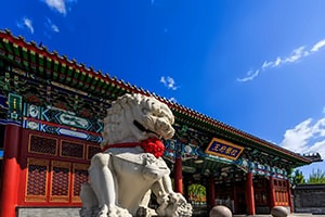 北京王府学校校园正门